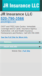 Mobile Screenshot of jrinsurancetucson.com