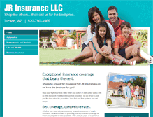 Tablet Screenshot of jrinsurancetucson.com